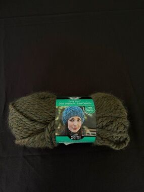 Share Loops & Threads Cozy Wool Yarn Full 90 Yards Dark Green NEW